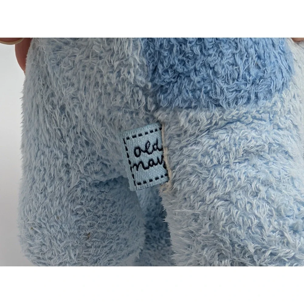 Old Navy Blue Dog‎ Puppy Plush Rattle 5 Inch Stuffed Animal Toy